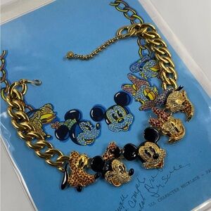 ISO Napier Mickey and Friends Necklace